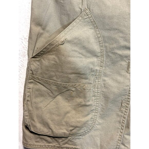 Vintage Orvis Women’s Quilted Button-Up Fishing Sports Vest Khaki‎ Tan Size M - Picture 9 of 12
